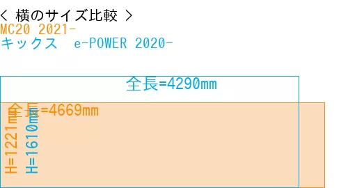 #MC20 2021- + キックス  e-POWER 2020-